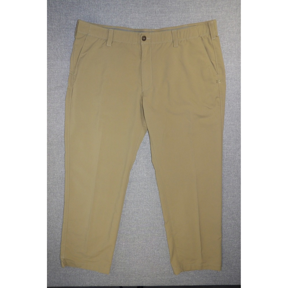 Under Armour Golf Pants Match Play Series Mens 40x30 Khaki Performance Straight